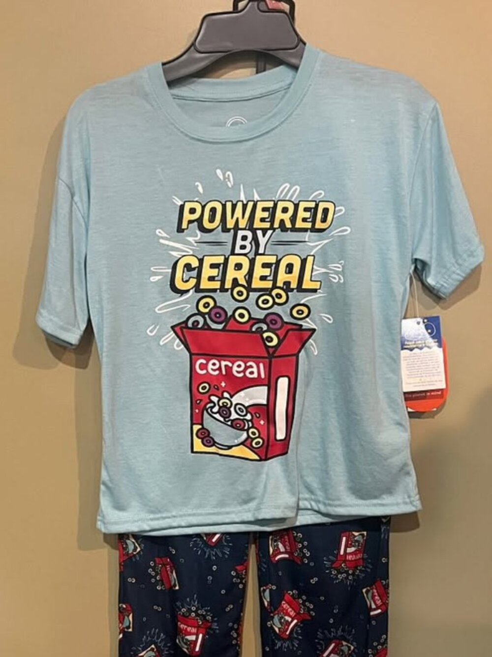 2/$15.00    2pc Cereal PJ set
